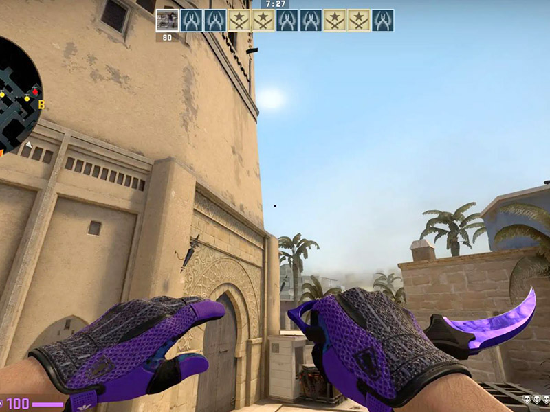 csgo怎么辨認是不是黑刀？